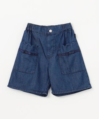 組曲 KIDS 【110-140㎝】デニム ショートパンツ インディゴ系