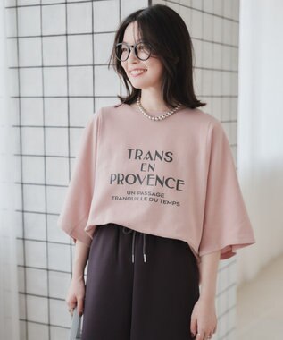 Green Parks シアーダンボールロゴプルオーバー Pink
