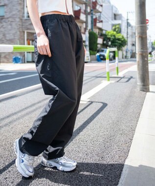 WEGO ナイロンイージーパンツ ブラック