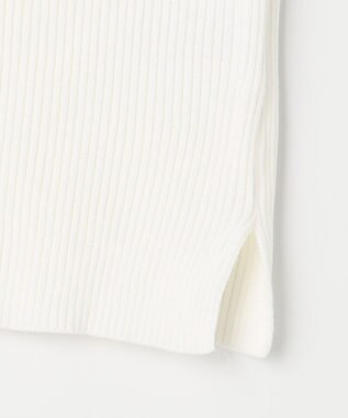 ANY L 【2SET】シアーロゴニット×タンクトップセット ライトベージュ