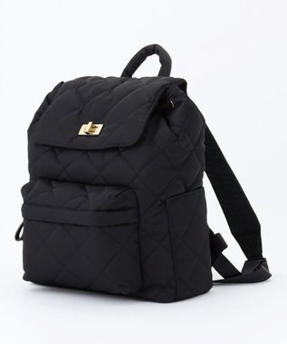 23区 キルティングナイロンバックパック ブラック系