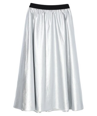 AMERICAN HOLIC シルバーフレアスカート Silver