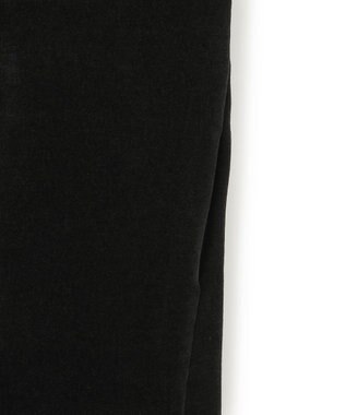 ICB L 【洗える】コットンシェニール ジレワンピース ブラック系