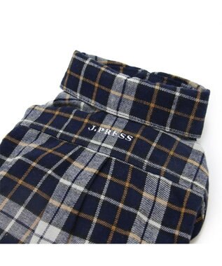 PET PARADISE J.PRESS  ビエラチェック シャツ 【小型犬】 紺（ネイビー・インディゴ）