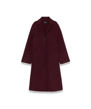 JOSEPH 【WEB＆OUTLET限定】ダブルフェイスウールキャッシュ シングルコート Merlot