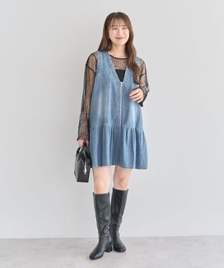 Green Parks シアークラッシュプルオーバー Black