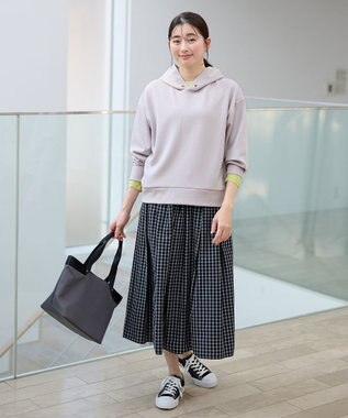 ANY L 【洗濯機可/UVケア】ダンボールフーディー ライトグレー