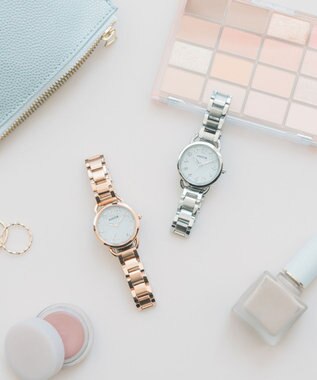 CITIZEN 【替えバンド付き】少し大きめ28ミリケースのソーラーテックウオッチ ピンクゴールド