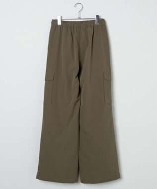 WEGO 【ウエストゴム】イージーパラシュートカーゴパンツ オリーブ