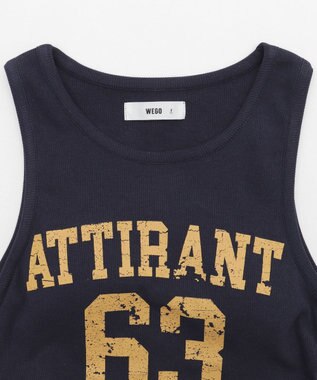 WEGO ナンバリングサイドドロストタンク ネイビー