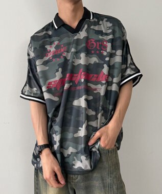 WEGO パターンサッカーT（SS） 柄1