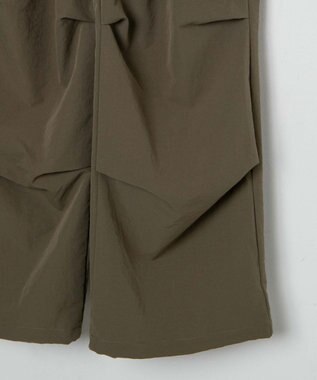 WEGO 【ウエストゴム】イージーパラシュートカーゴパンツ オリーブ