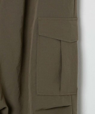 WEGO 【ウエストゴム】イージーパラシュートカーゴパンツ オリーブ