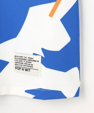 PW CIRCULUS 【WOMEN】ＤＯＶＥ柄モックネック ゴルフウェア レディース スカイブルー系5