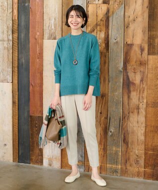 ANY any HEAT テーパードパンツ サンドベージュ