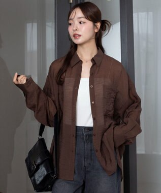 WEGO 【2026年春夏新作】シアーシャツ