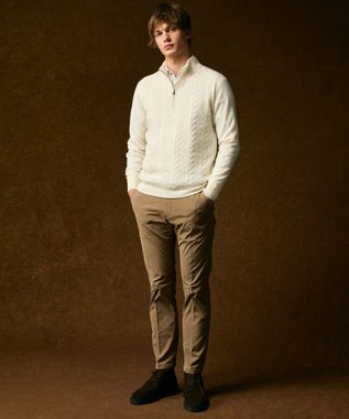 JOSEPH ABBOUD 【ストレッチ/パウダータッチ/撥水/JAPANファブリック】アーティローザストレッチ パンツ ベージュ系