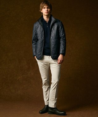 JOSEPH ABBOUD 【ストレッチ/パウダータッチ/撥水/JAPANファブリック】アーティローザストレッチ パンツ アイボリー系