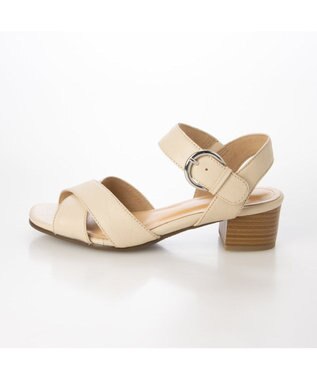 ing <ing>【WEB限定】ストラップクロスサンダル アイボリービー