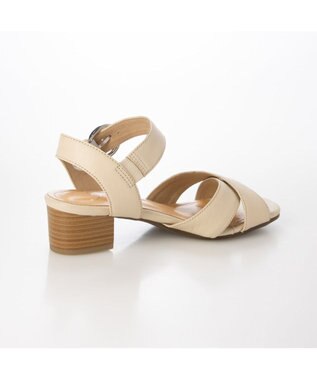 ing <ing>【WEB限定】ストラップクロスサンダル アイボリービー