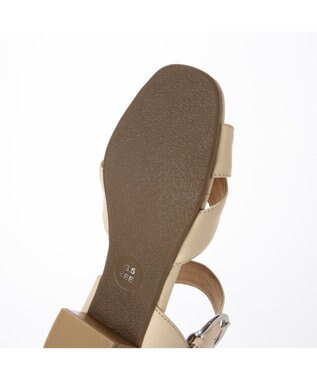 ing <ing>【WEB限定】ストラップクロスサンダル アイボリービー