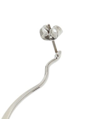 AMERICAN HOLIC ウェービーピアス Silver