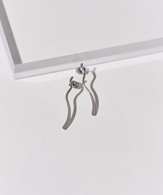 AMERICAN HOLIC ウェービーピアス Silver