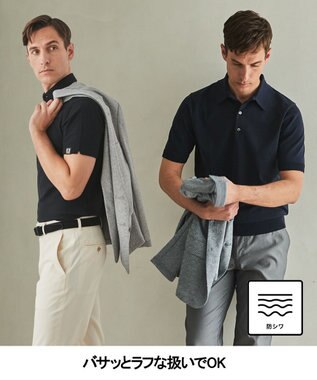 GOTAIRIKU ３年連続売上NO1【吸水速乾/洗える/ストレッチ】ノルマンディーリネン カーディガンジャケット(25/26年モデル) ライトグレー