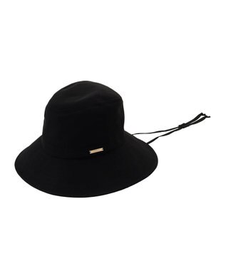 MOONBAT 【遮光ハット】フルラ (FURLA) サファリハット　遮光帽子 サイズ調整 ブラック