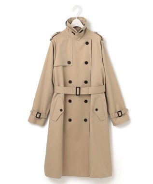 ICB L 【撥水加工】ＴＣシャンブレーツイル トレンチコート ベージュ系