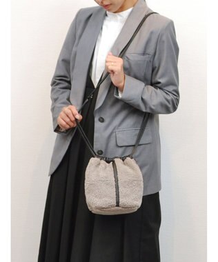 UNBILLION perche サスティナブルムートン2wayドロストバッグ