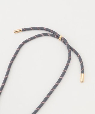 ANY SIS 【貴島明日香さんコラボ】キャットスマートフォン ショルダー（ロープ） ライトグレー×ピンク