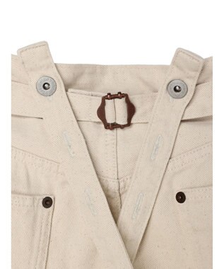 CRAFT STANDARD BOUTIQUE 【２ｗａｙ】デニムサロペットパンツ Ivory