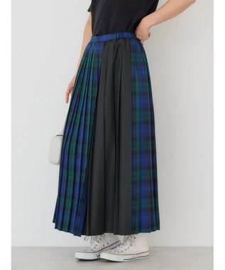 AMERICAN HOLIC アソートチェックプリーツスカート Green