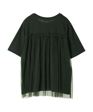 Green Parks プリーツチュールドッキングプルオーバー Green