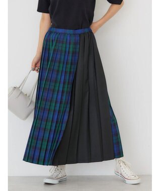 AMERICAN HOLIC アソートチェックプリーツスカート Green