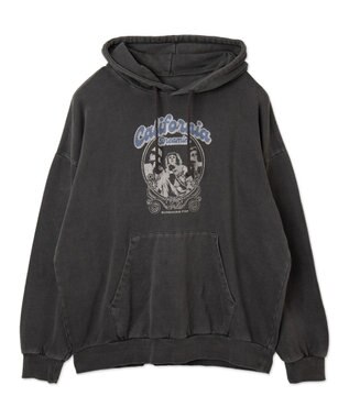 WEGO 【ユニセックス着用ITEM】ピグメントグラフィックプルパーカー 柄2