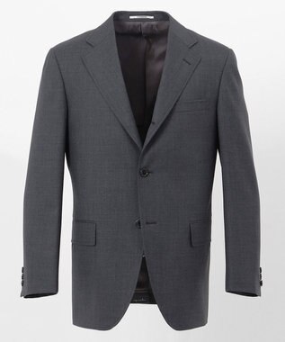 J.PRESS MEN 【定番】ぺピンメリノ トロピカル スーツ / 背抜き グレー系