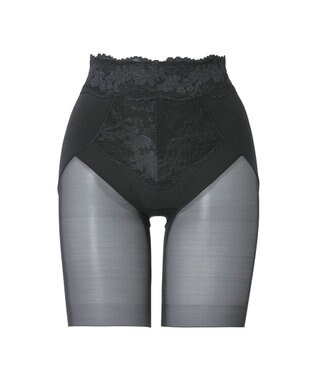 BRADELIS New York 【BRADELIS NewYork peace】おしりPラインレーシーロングショーツ23 ブラック