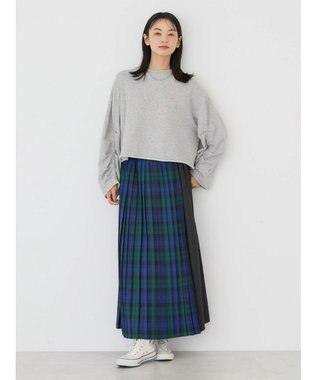 AMERICAN HOLIC アソートチェックプリーツスカート Green