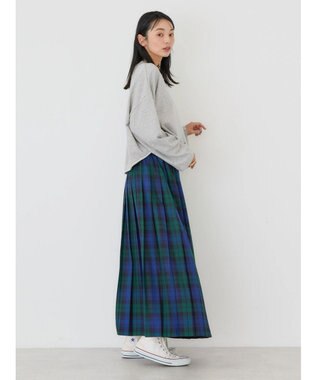 AMERICAN HOLIC アソートチェックプリーツスカート Green