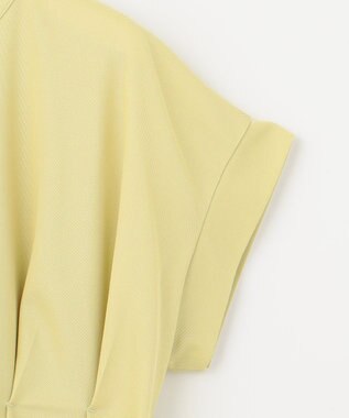ANY SIS 【洗える】カナパジャージー ブラウス イエロー