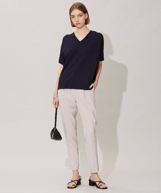 ICB L 【洗える】VIS/NYハイゲージ Vネックプルオーバー ネイビー系