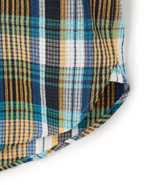 J.PRESS MEN 【Aero Weave】クールマックス サッカーシャツ / B.D. ブルー系3