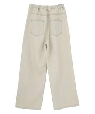 Green Parks コクーンシルエットデニムパンツ Gray Beige