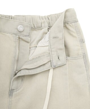 Green Parks コクーンシルエットデニムパンツ Gray Beige
