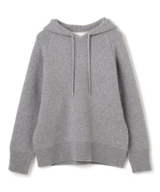 BEIGE， 【洗える】SEDONA / ウールカシミヤフーディーニット Gray