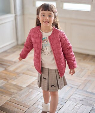 ANY KIDS ネコプリント トレーニャー エクリュ