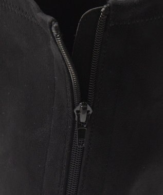 WEGO ストーム付きワイドヒールロングブーツ ブラックその他