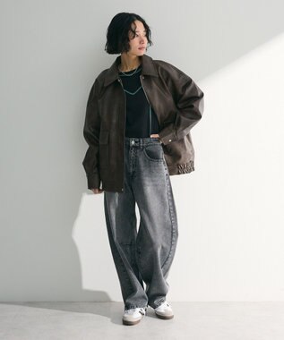 Green Parks ・ＳＵＧＡＲ　ＳＰＯＯＮ　カラーｓｔリブロンＴＥＥ Black